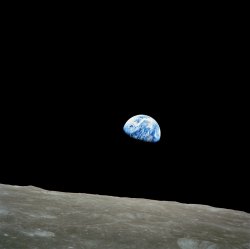 NASA - Apollo 8 - Earthrise - HD (2400x2400) Meme Template