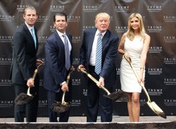 Trump Eric Junior Ivanka shovel holes Meme Template