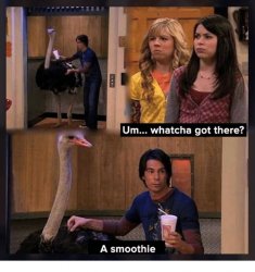 um whatcha got their? a smoothie. Meme Template