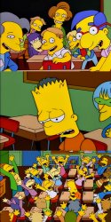Say the line Bart Meme Template