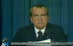 Nixon resigns Meme Template