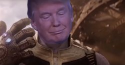 Trump Thanos Meme Template