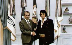 Elvis and Nixon Meme Template