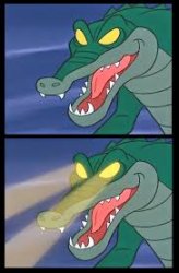 Hype Crocodile Meme Template