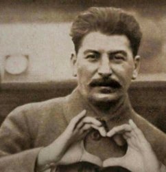 Stalin Hearts Meme Template