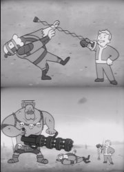 Fallout Power Fist Meme Template