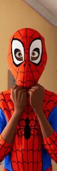 Miles In The Spidey Costume Meme Template
