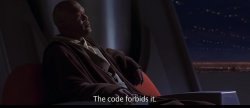 The code forbids it Meme Template