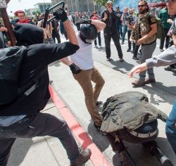 Antifa violence Meme Template