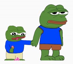Pepe frog ice cream special child Meme Template