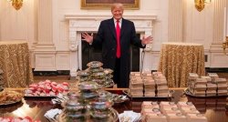 Trump hamburgers Fast food Meme Template