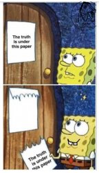 Sponge bob truth Meme Template