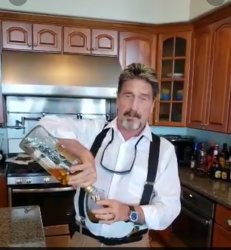 John McAfee Mixology Meme Template