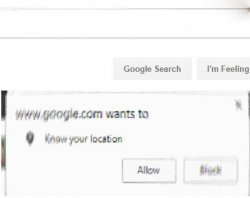 google wants to know your location Meme Template