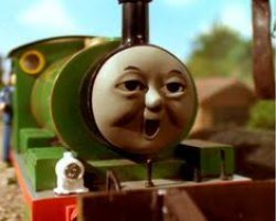 Thomas and Friends Percy Face Meme Template