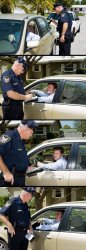 Pulled over Meme Template