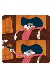 Bugs Bunny Shooting Meme Template