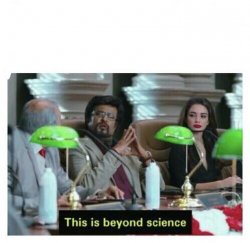This is beyond science Meme Template