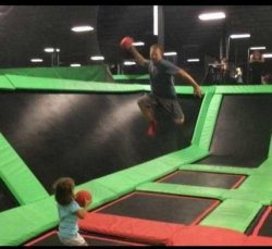 Trampoline Meme Template