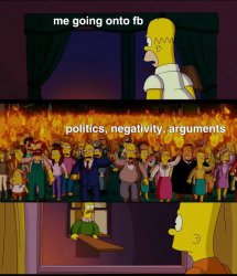 Simpsons mob Meme Template