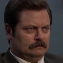 Angry Ron Swanson Meme Template