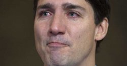 Trudeau crying Meme Template