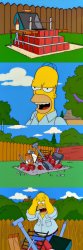 Homer BBQ Meme Template
