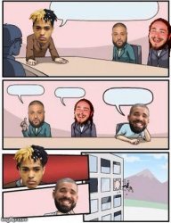 Rapper Board Meeting Meme Template