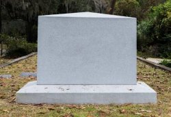 Blank tombstone Meme Template