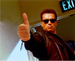 Schwarzenegger thumbs up Meme Template