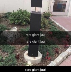 Rare giant juul Meme Template