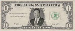 thoughts and prayers money Meme Template
