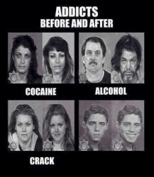 ADDICTS BEFORE AND AFTER BLANK Meme Template