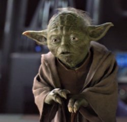 Yoda asks clueless human question Meme Template