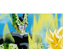 Cell sintió el verdadero terror Meme Template