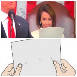 What was Pelosi reading? Meme Template