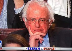 Unhappy Bernie Meme Template