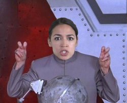 'Evil' AOC Meme Template