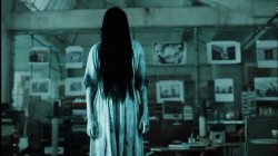 long hair horror movie tv dark photo Meme Template