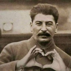 Stalin in love. Meme Template