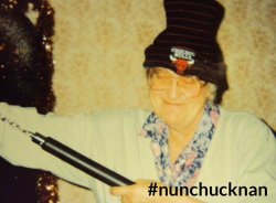 Nunchuck Nan Meme Template