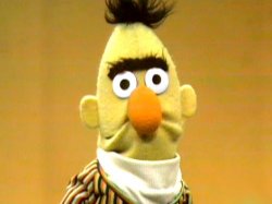 Sesame Street - Sad Bert Meme Template