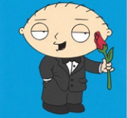 Stewie Griffin in a tuxedo Meme Template