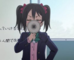 Anime girl yelling Meme Template
