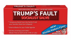 Trump's Fault - Socialist Salve Meme Template