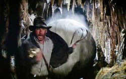 Indiana Jones Running From Boulder Meme Template