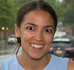 AOC is Momo Meme Template