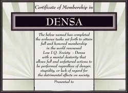 Densa plaque Meme Template