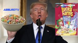 trump cereal day Meme Template