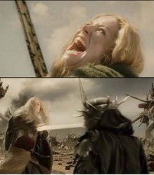 Eowyn vs Nazgul Meme Template